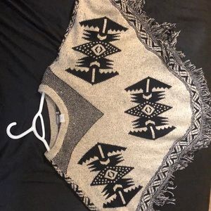 Earthbound poncho sweater
